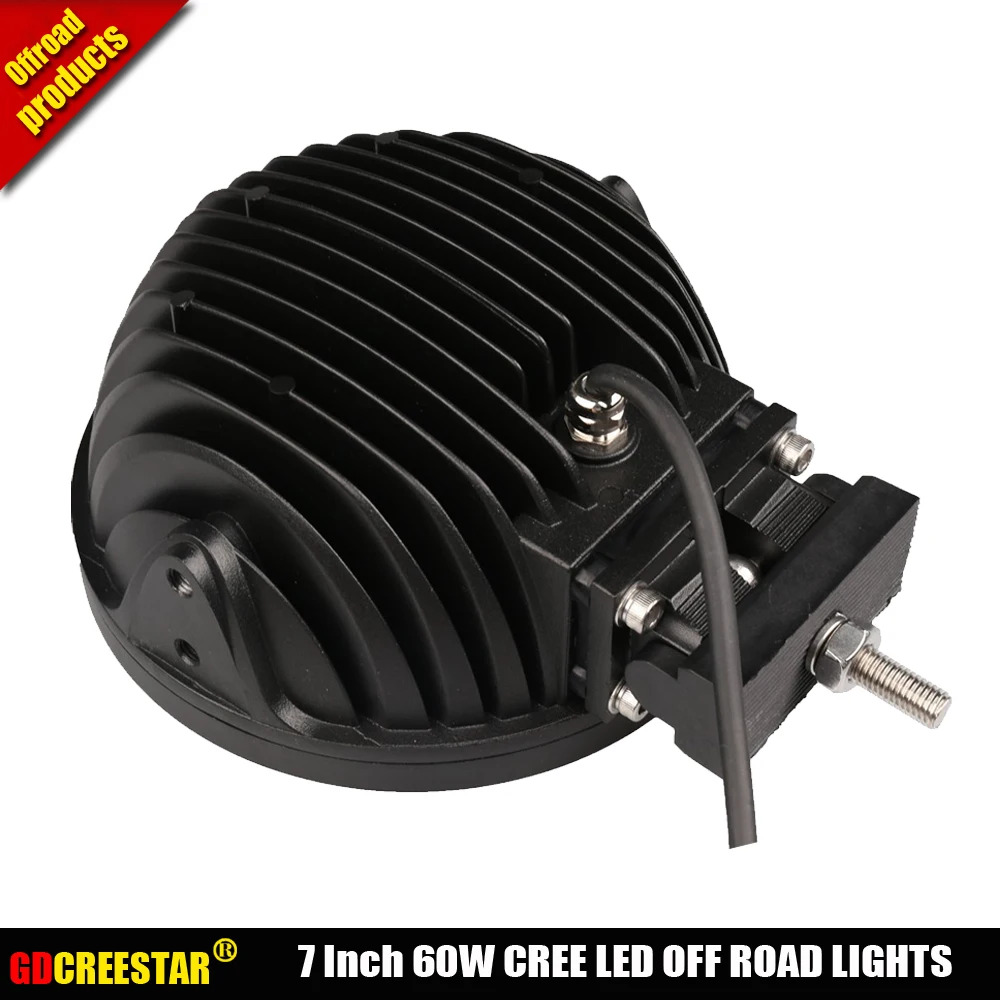 Автомобильный светодиодный светильник s 60 Вт рабочий с янтарем ДХО 12 В 24