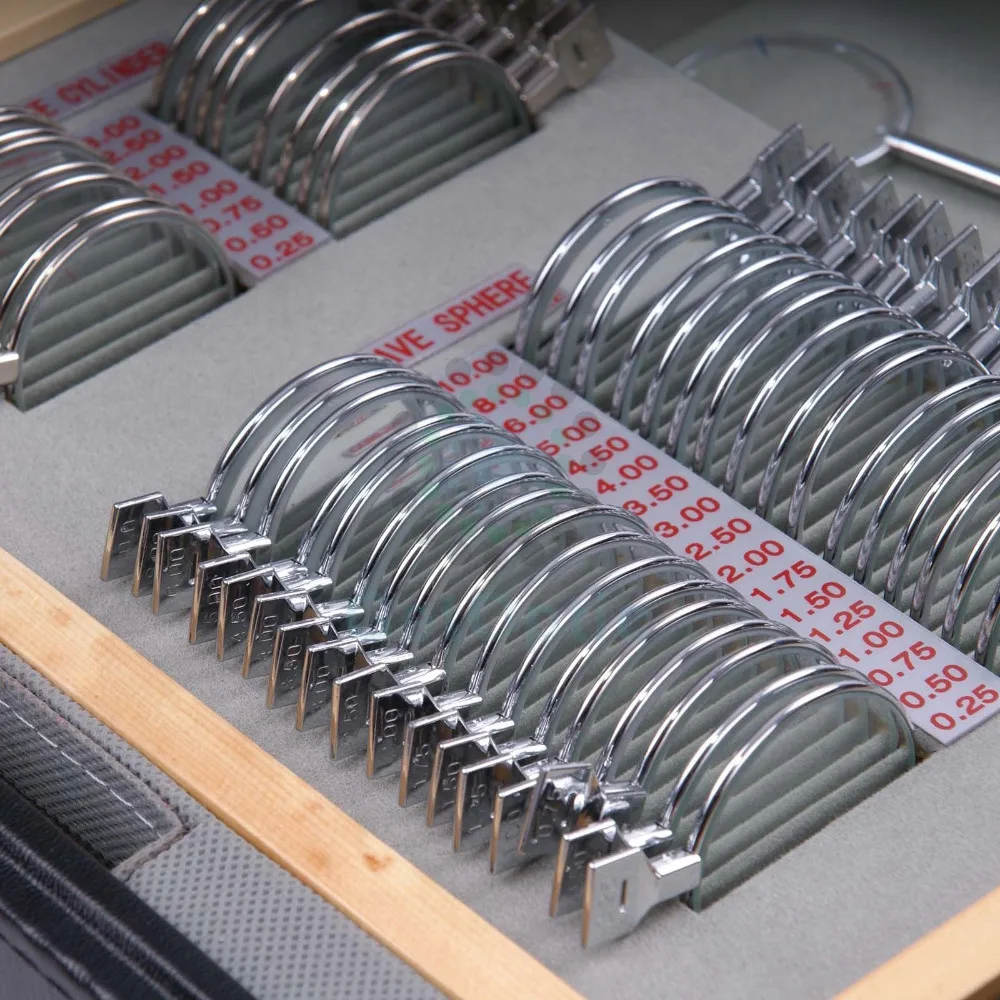 Оптическая металлическая оправа LOCHOSS 90 шт. пробная набор линз апертура 36 мм