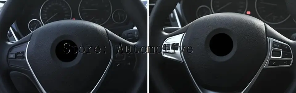 Матовый хромированный интерьерный аксессуар накладка на кнопку рулевого колеса