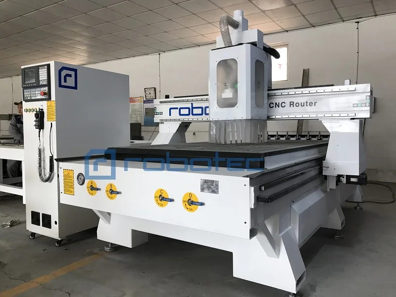 T-slot table atc cnc router 1325 automatic tool change machine for wooden door Jinan Robotec | Инструменты