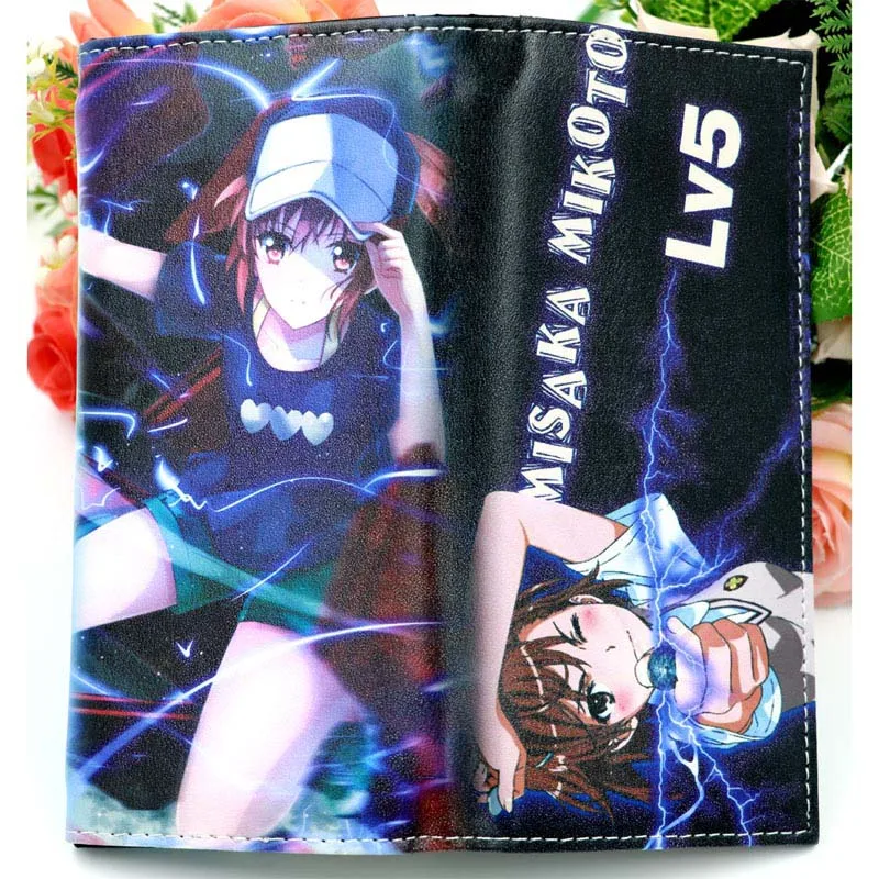 Misaka Mikoto Аниме Хеллсинг Алукард Длинный кошелек из синтетической кожи с внутренним карманом на молнии - Цвет: Misaka Mikoto