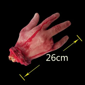 Broken Finger Hand Blood Horror Halloween Decoration Severed Bloody Limbs Hand Novelty Dead Broken Hand Gadgets 1