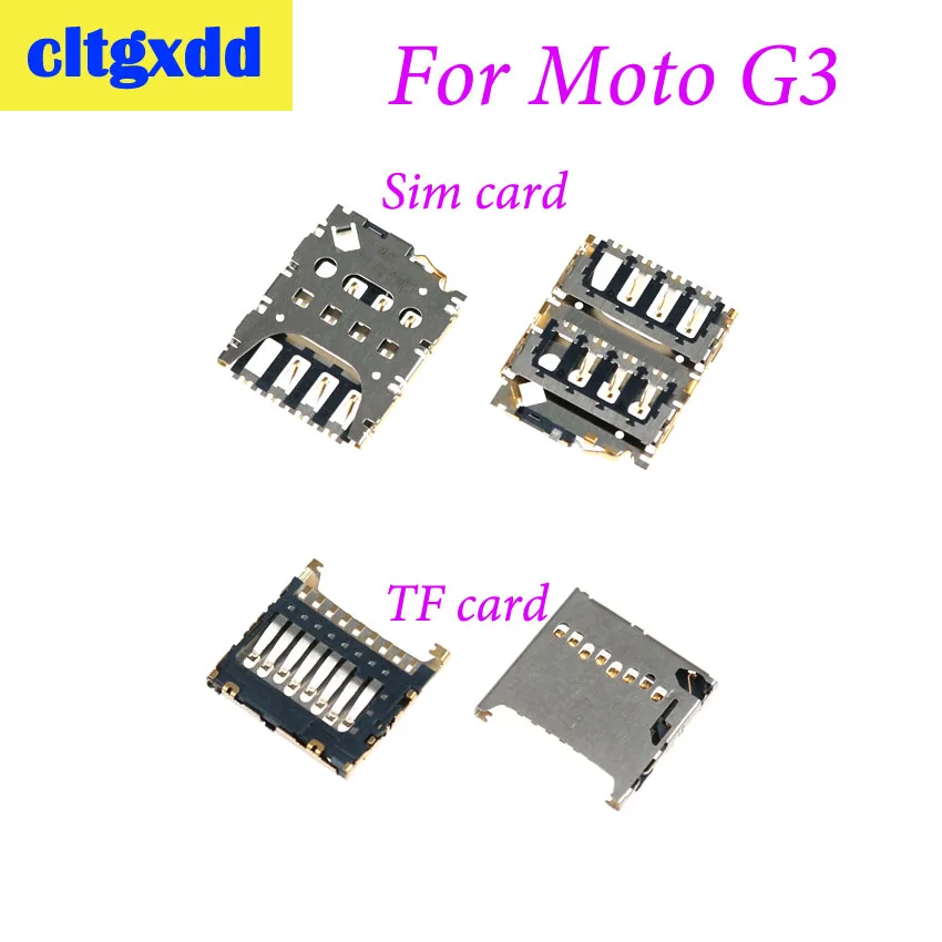 Cltgxdd для MOTO G3 G 3rd XT1541 XT1540 XT1548 XT1550 кардридер sim карты разъем TF карта Замена