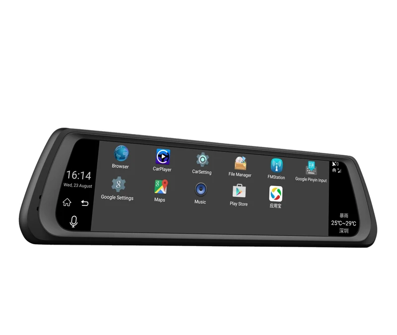 4G Android 5,1 Автомобильный видеорегистратор gps навигатор Dash камера 1" Dash Cam ADAS Bluetooth Wifi удаленный монитор двойной объектив видео рекордер