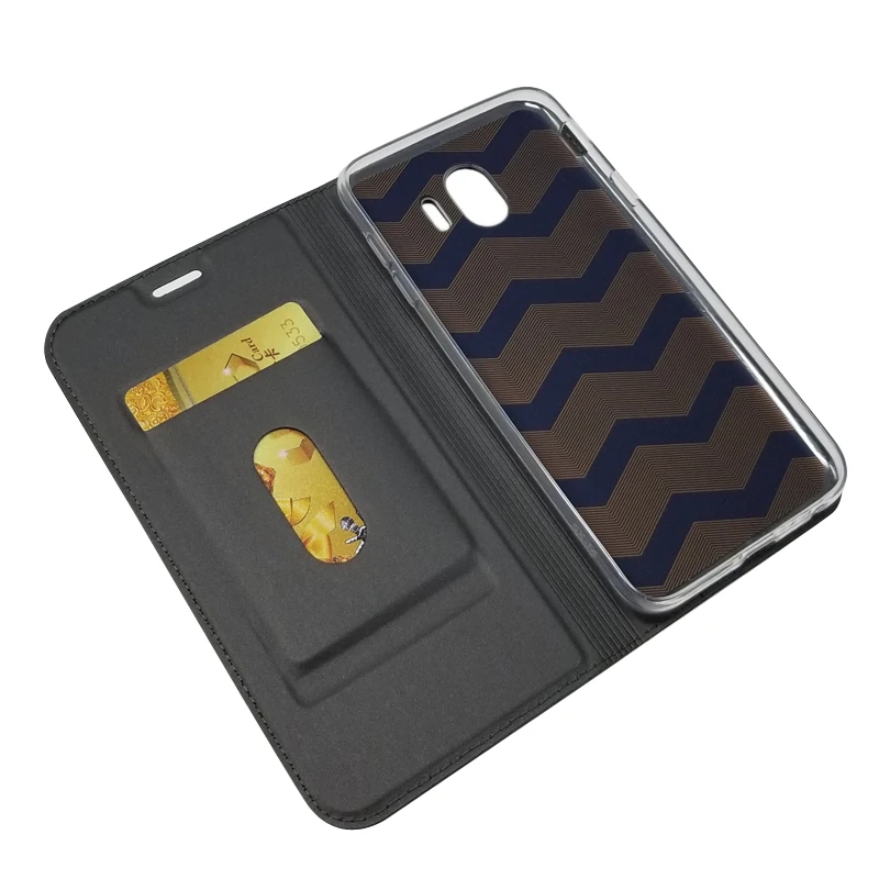 case on for samsung galaxy j4 2018 cover for samsung j4 j6 plus 2018 capa 3d luxury vintage wallet magnet flip leather cases free global shipping