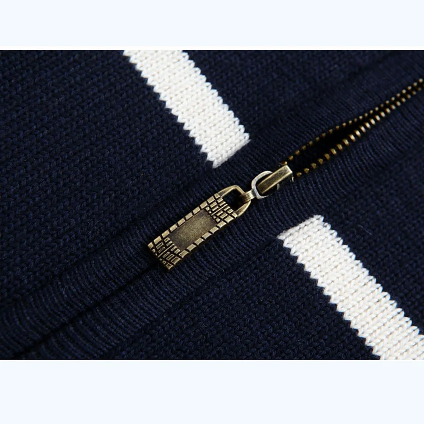 Бесплатная доставка Новый мужской свитер-кардиган в полоску atumun Молодежный плюс