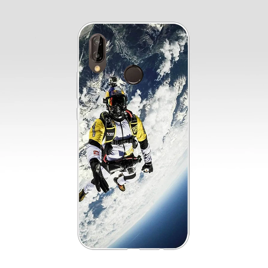 Мягкий Силиконовый ТПУ чехол 83AQ Skydive skyвозможность парашютного погружения для