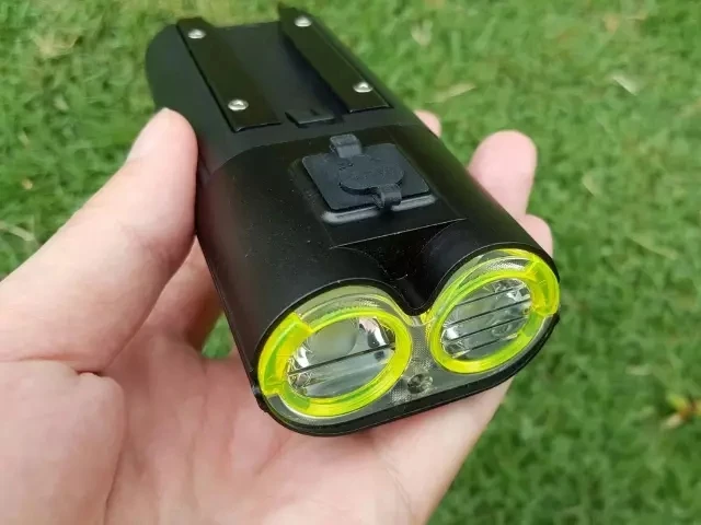 Велосипедный светильник GACIRON, заряжаемый от Usb, велосипедный передний головной светильник, велосипедный флэш-светильник, IPX6, водонепроницаемый, 5000 мА/ч, 1600 люмен, светодиодный, 6 режимов