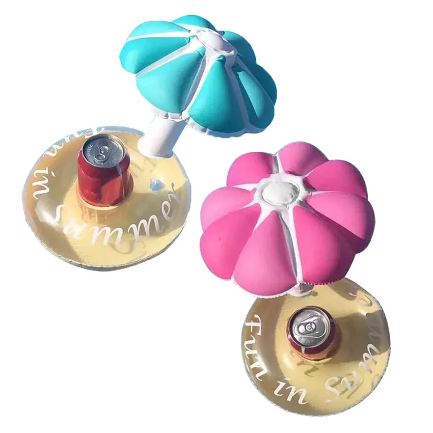 10 шт. летние надувные игрушки надувной плавающий зонтик держатель для напитков