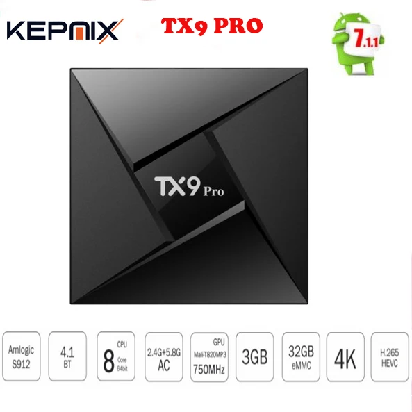 ТВ приставка TX9 Pro 5 шт. 3 ГБ ОЗУ 32 Гб ПЗУ 4k smart google Amlogic S912 Восьмиядерный процессор ОС