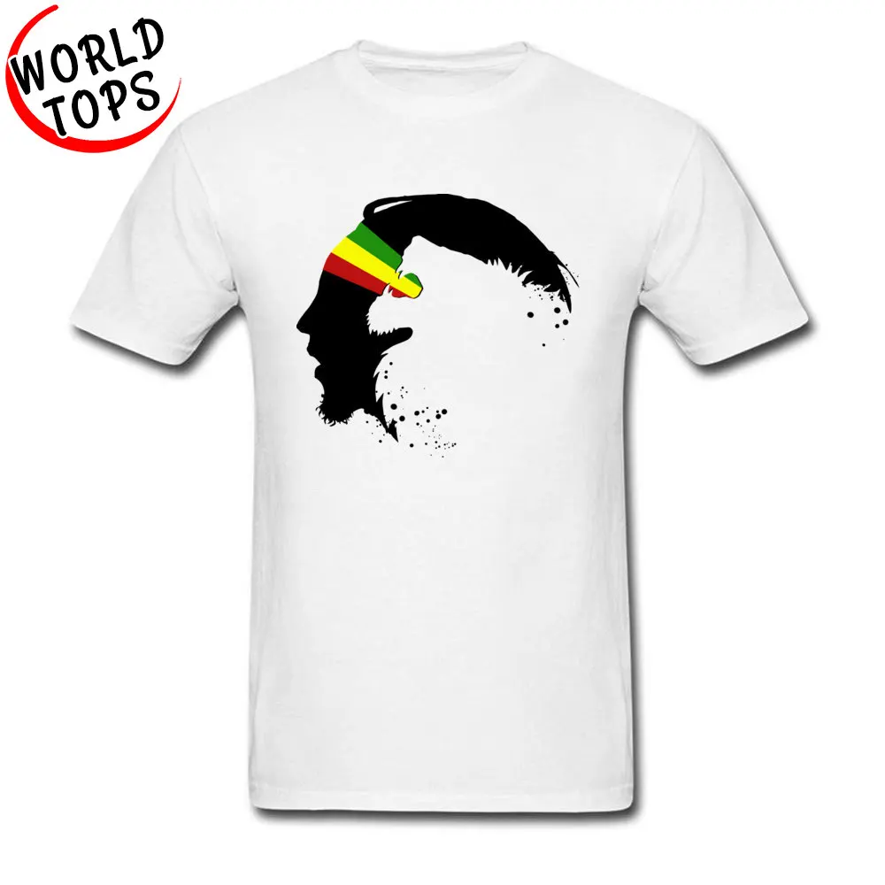 Новая мужская футболка с черным профилем Rasta Lion In Zion Graphic Распродажа футболок Gay