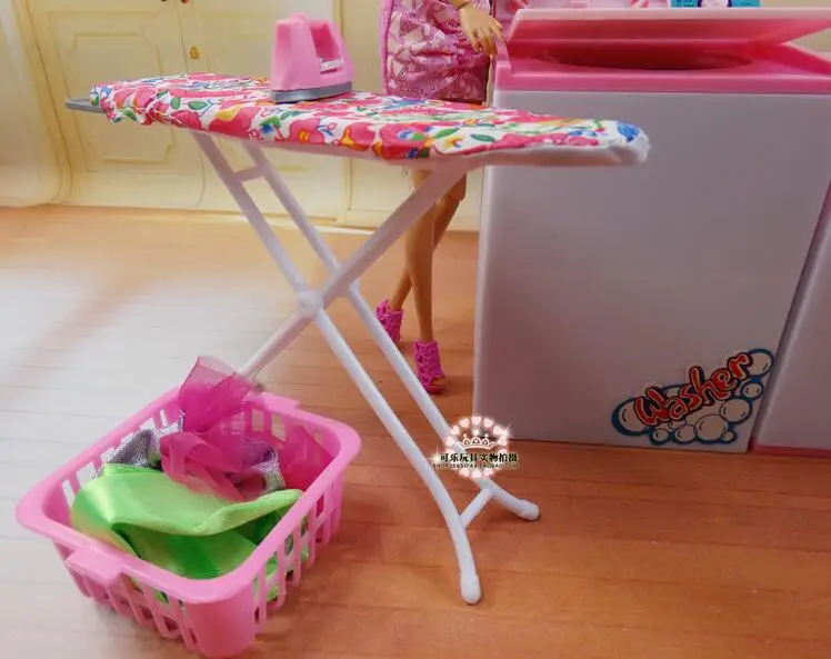 New arrival girl gift play toy doll house Laundry Center furniture for barbie dolls accessories girls gifts | Игрушки и хобби
