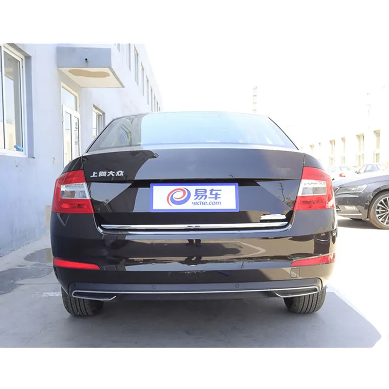 Для Skoda Octavia superb Rapid Fabia Yeti Нержавеющая сталь сзади для багажника, бампера защитная задняя Накладка заднего порога 1 шт