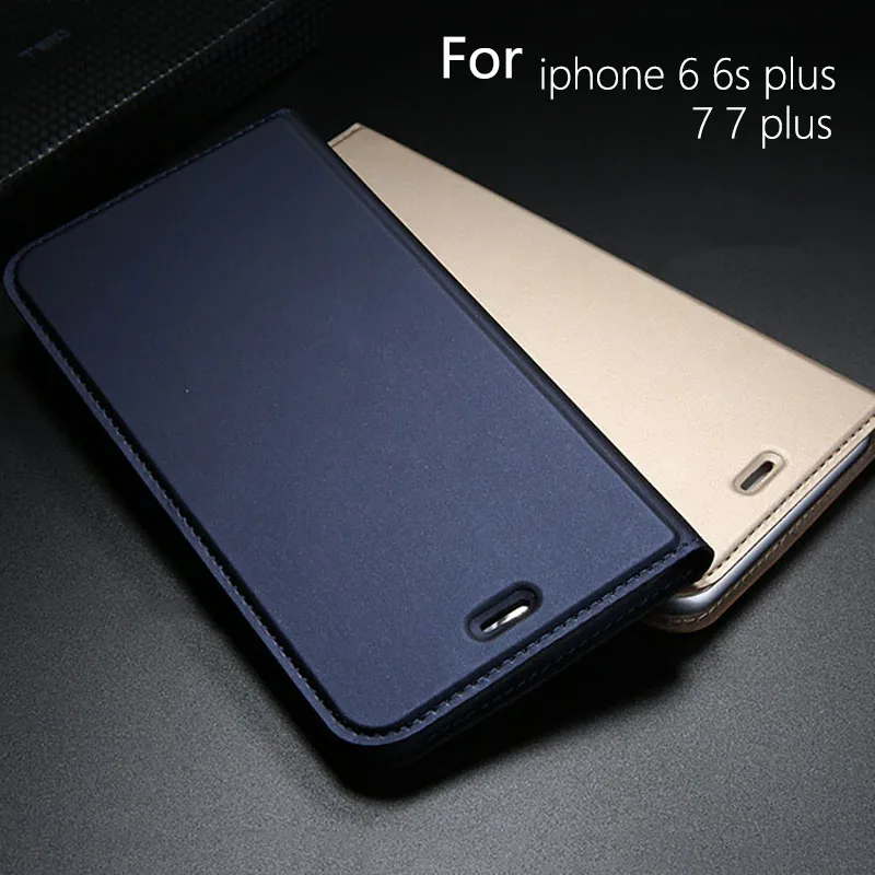 Магнитная кожу для Apple iPhone 7 плюс 6 6S мода искусственная кожа флип чехол