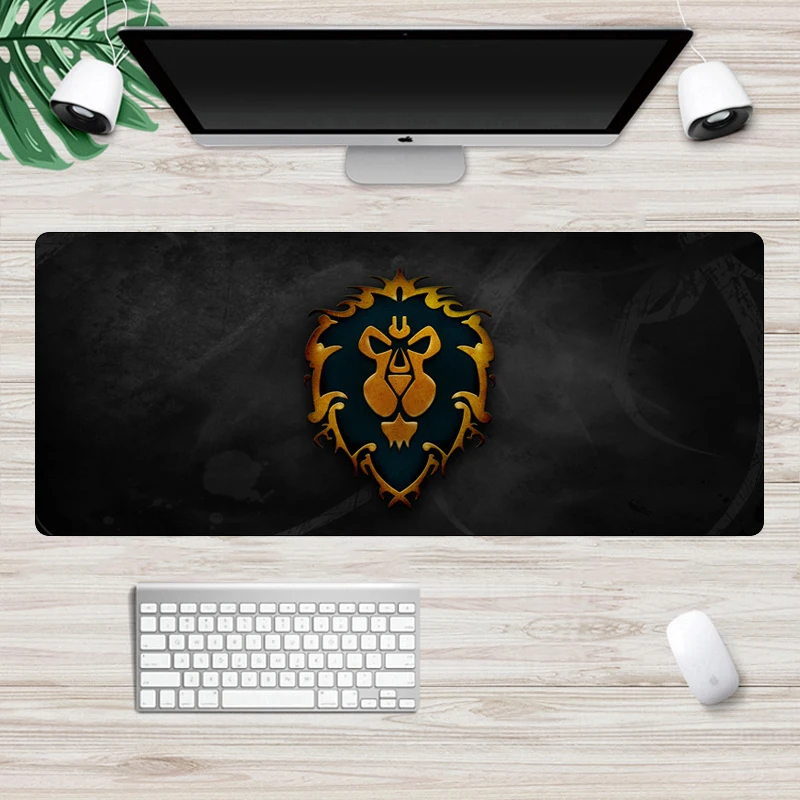 Большой игровой коврик для мыши 70x30 см World of Warcraft Противоскользящий компьютерный