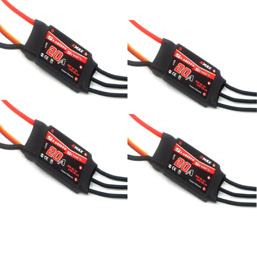 Бесщеточный 30a контроллер скорости Blheli_s 2017 Servo Lipo Fpv Hot Lhi 4 шт. для вертолета
