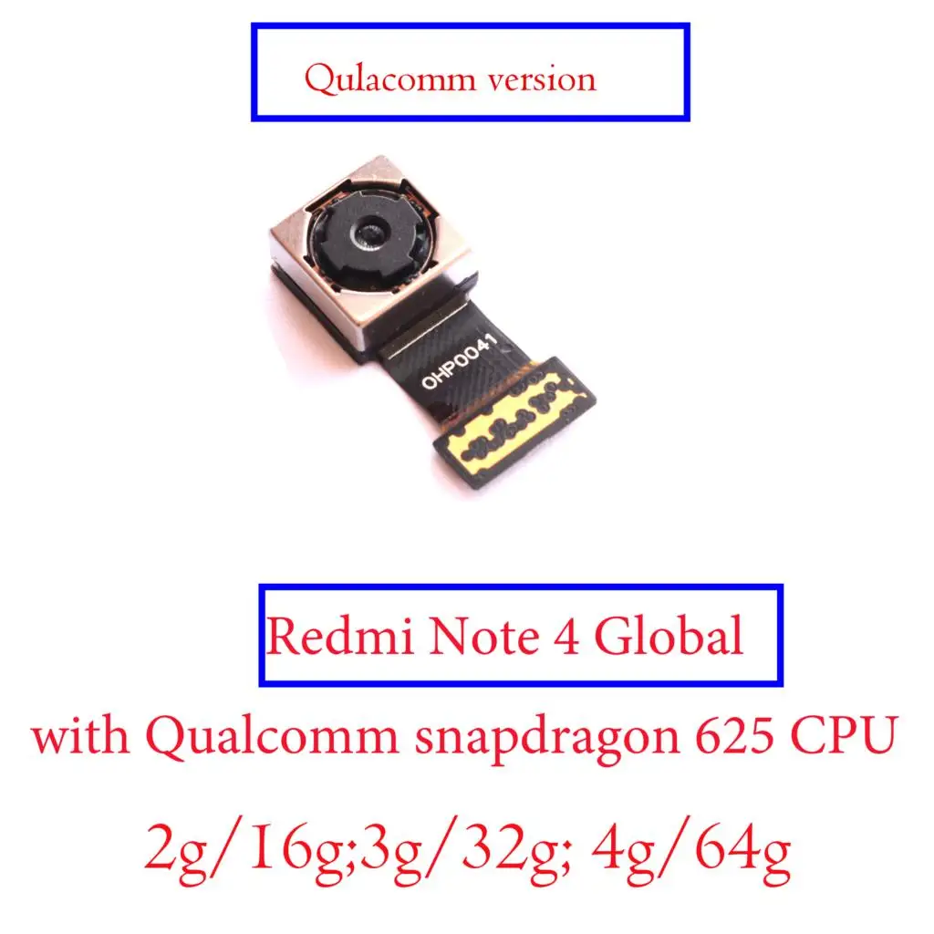Модуль для задней камеры Xiaomi Redmi 4 Pro 4X 4A Note global MTK|flex cable|camera flex cablecamera |