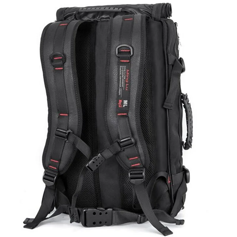 MingLu Новые многофункциональные мужские Рюкзаки повседневные 15 6 дюймовые сумки