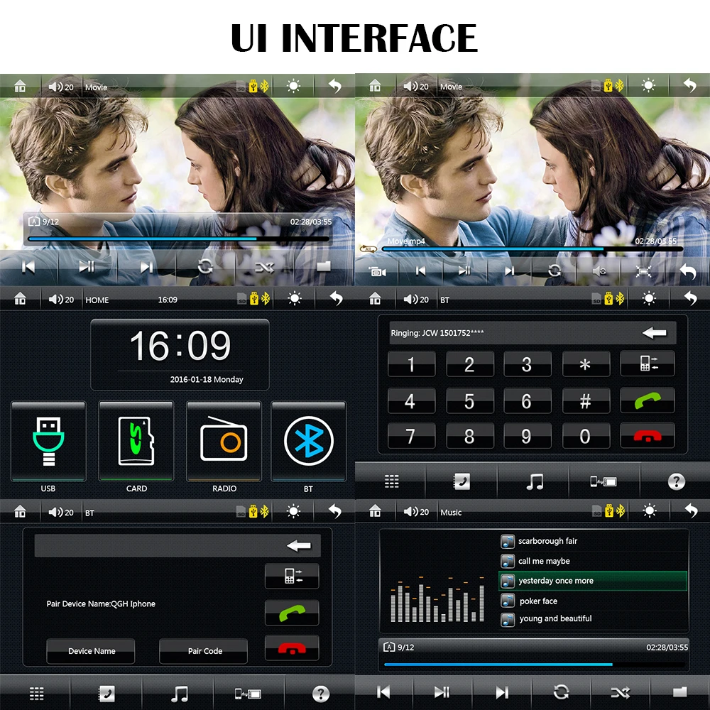 Podofo автомобильные радио D-Play Mp5 мультимедийный плеер 2Din 7 &quotHD Авторадио Mirrorlink