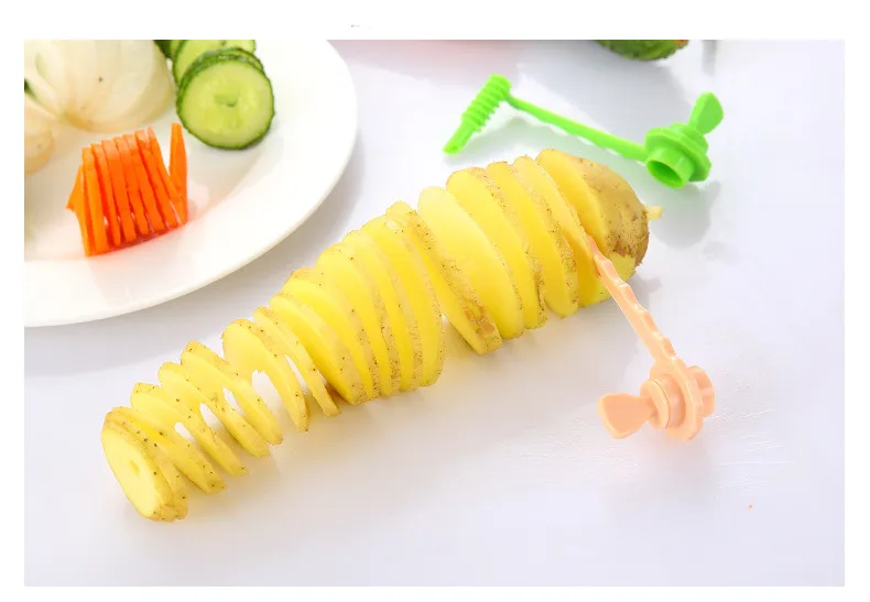 1 шт. морковь спиральная слайсер кухня овощерезка модели картофеля резак аксессуары для приготовления пищи домашние гаджеты спиральная слайсер Cutte