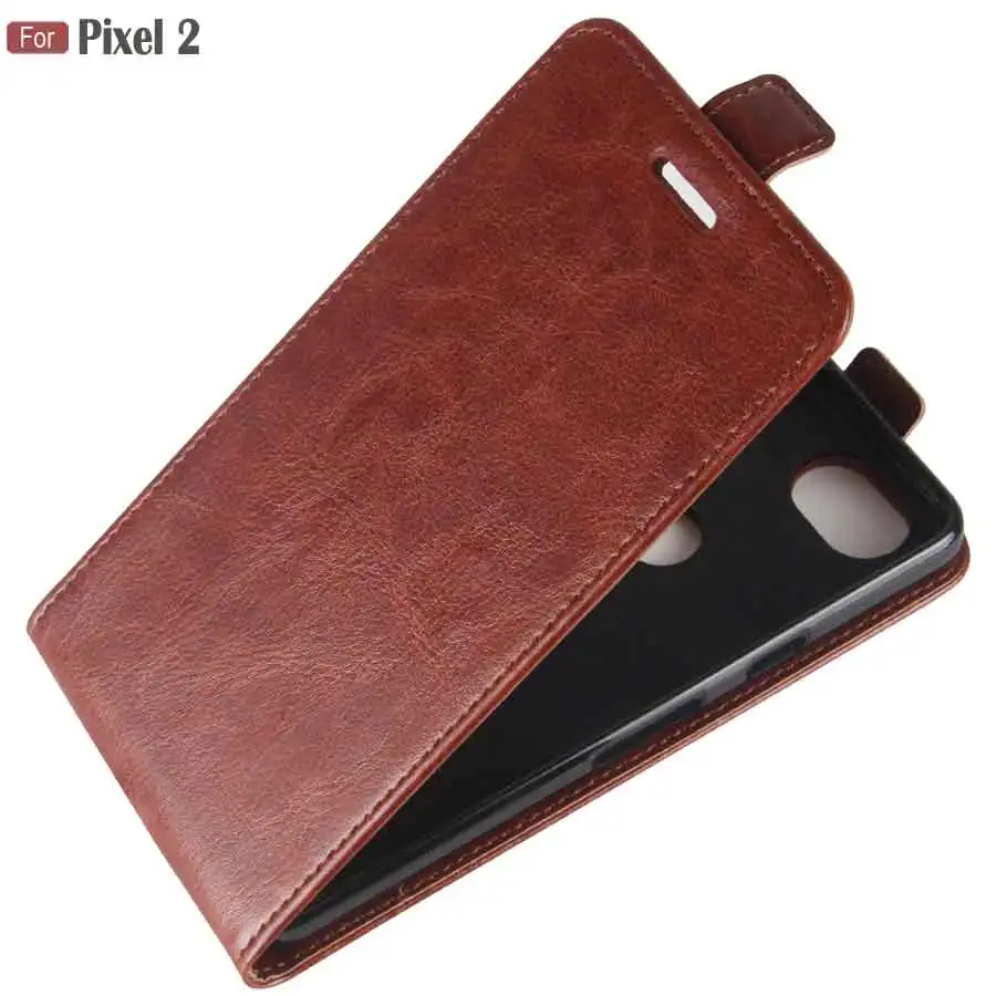 JFVNSUN Case For Google Pixel 2 pixel2 Retro Vertical Magnetic Leather Silicone Protective Flip Cover Cases | Мобильные телефоны и