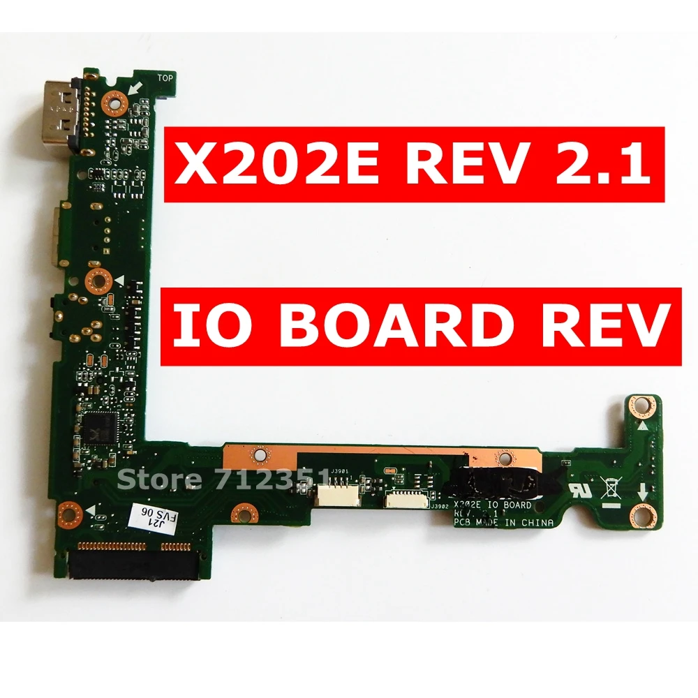 Плата ввода вывода X202E REV 2 1 Для ASUS S200E X201E X202 X201 S200 USB аудио SD карта плата тест 100%