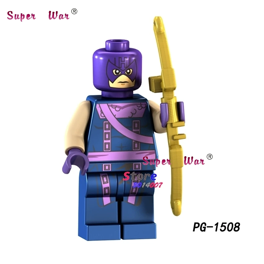 Один Marvel Infinity War Thanos Nightwing Халк бетмен И Дедпул Каратель Hawkeye строительные блоки игрушки для детей - Цвет: PG1508
