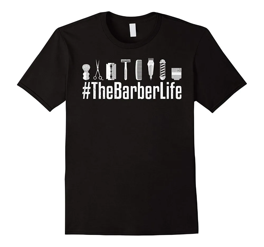 # Thebarberlife: футболка парикмахера для мужчин новый летний Стиль Unny Новинка Хип-Хоп
