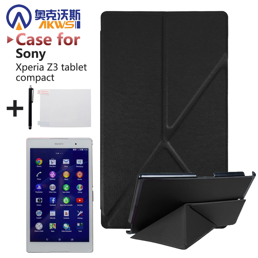 Для Sony Xperia Z3 Compact 8 дюймовый чехол для планшета Магнитный умный из искусственной