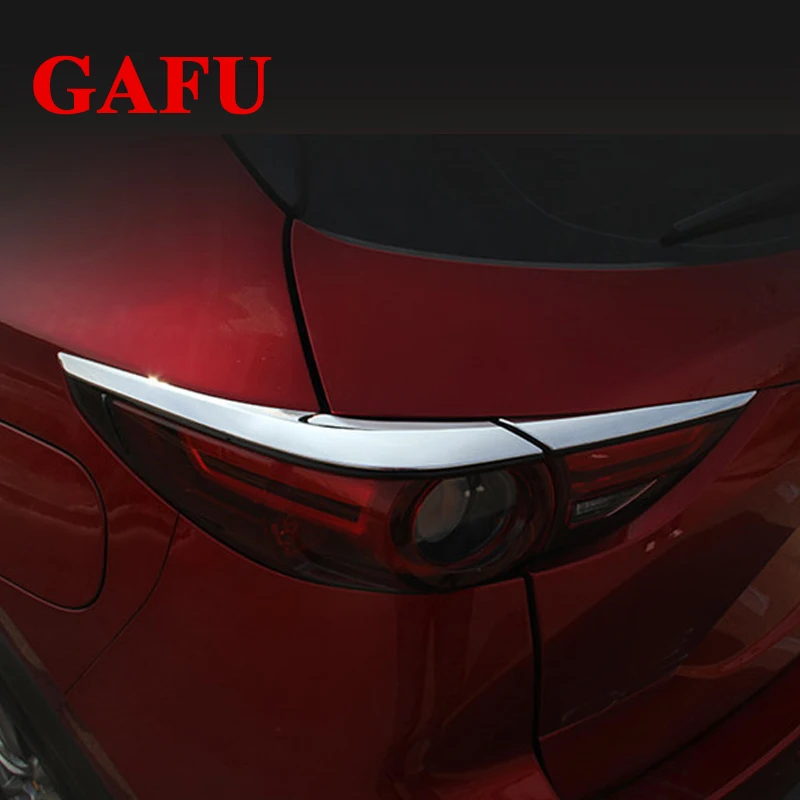 Для Mazda cx5 cx-5 хром задний хвост свет лампы Крышка отделка Фонарь Molding Garnish объемный кадр век