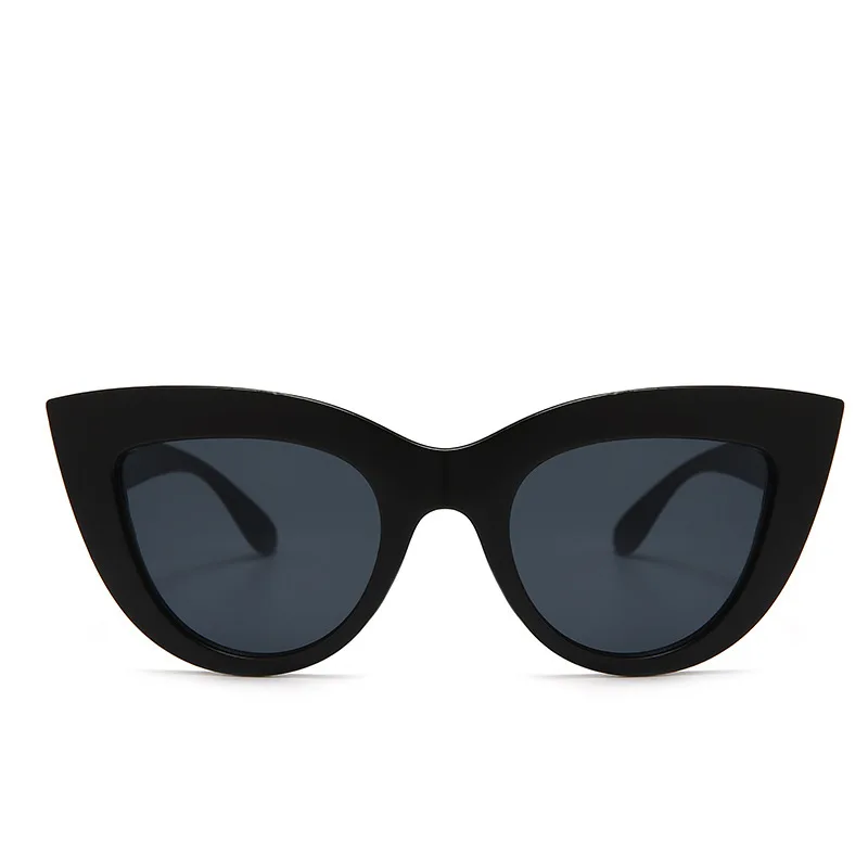 2019 New Cat Eye Women Sunglasses Tinted Color Lens Men Vintage Shaped Sun Glasses Female Eyewear Blue Brand Designer | Аксессуары для