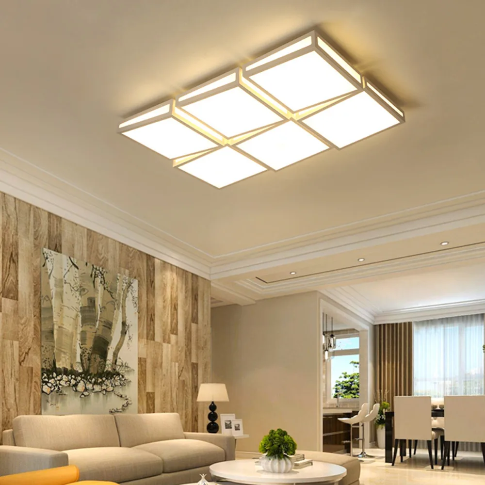 JJD Creative Modern Decorative Lampshade Surface Mounted Led Ceiling Lights For Living Room Indoor led ceiling lampHome | Освещение