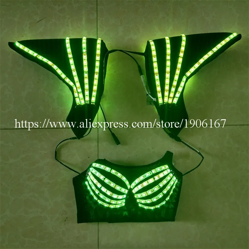 Женский светящийся костюм для танцев на Хэллоуин 7 цветов | Дом и сад