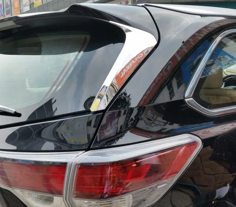 

ABS Chrome Rear Window Around Cover Trim For Toyota Highlander 2014-2019