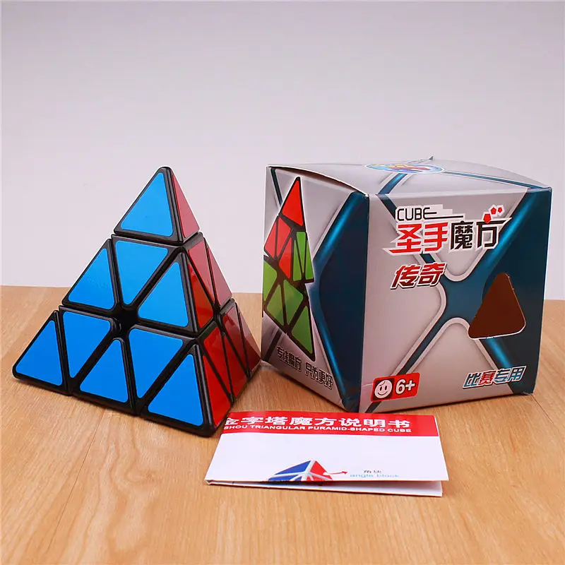 Shengshou chuanqi pyramidcube магический скоростной кубик Sengso профессиональная головоломка