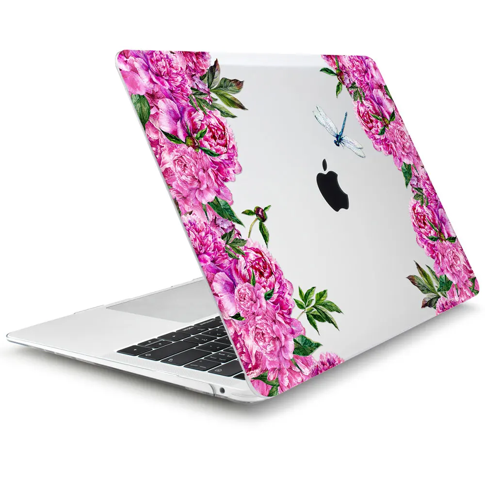 J211 Чехол с кристаллами для Macbook Air 1" A1932 милый цветочный пластиковый жесткий чехол Pro 13 15" retina Touch Bar Air 13,3 - Цвет: J211