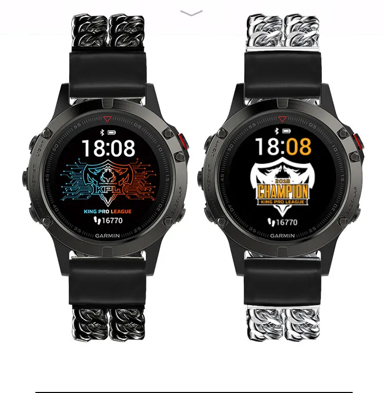 Для Garmin Fenix 5 металлический ремешок для часов новейший ремешок для часов из нержавеющей стали ремешок для Garmin Fenix 3 5 5X Ремешки для наручных часов