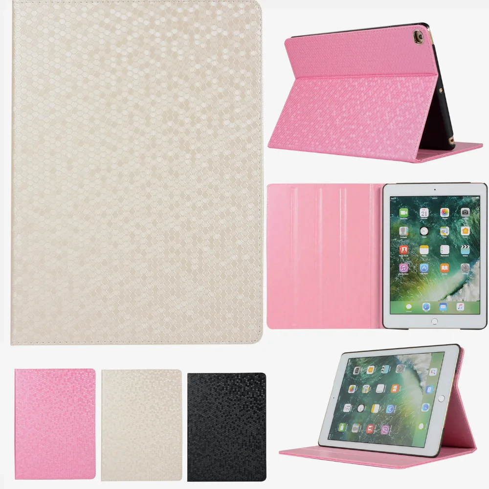 Шикарный кожаный чехол для ipad 9 7 2017 2018 планшета Чехлы Apple защитный дюймов|Чехлы