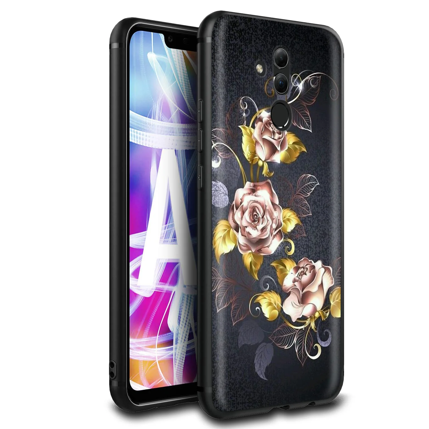 Чехол Lavaza с изображением розовых золотых роз для Huawei P30 P20 P10 P9 P8 Mate 20 10 Pro Lite P Smart