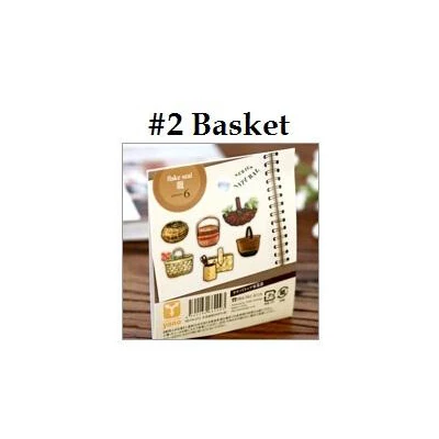 NO2 Basket 30 шт./лот, винтажная мультифункциональная наклейка из серии "естественная жизнь" для домашних животных, наклейки для самостоятельной сборки, этикетки, офисные школьные принадлежности, розничная - Цвет: NO2 Basket