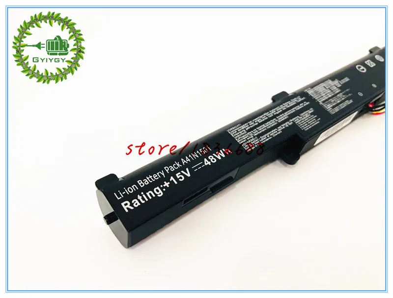 Аккумуляторы для ноутбуков GYIYGY 15V 48Wh A41N1501 ASUS N752VX|laptop battery|battery for asuslaptop battery asus |