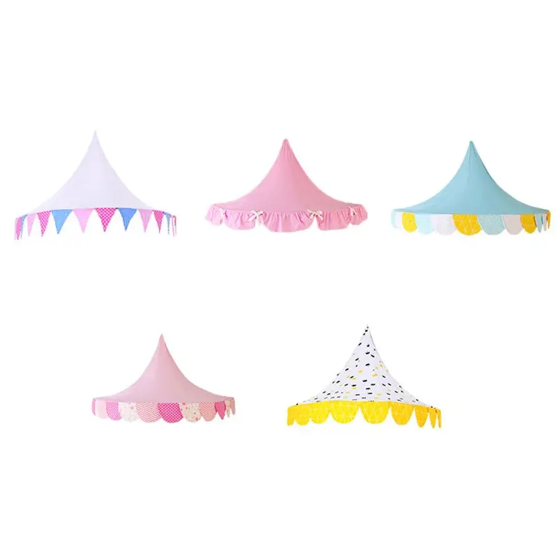 Детские палатки Teepee дети играют из хлопчатобумажной ткани в виде героя кровать