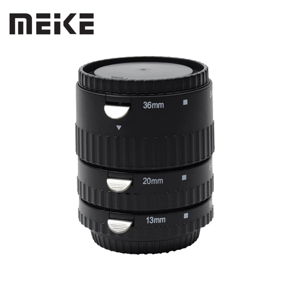 

Meike S-AF-A набор промежуточных макроколец с автоматической фокусировкой AF расширителей Автофокус AF Macro для Sony A57 A58 A77 A200 A300 A350 A500 A550 A580 A850 A900