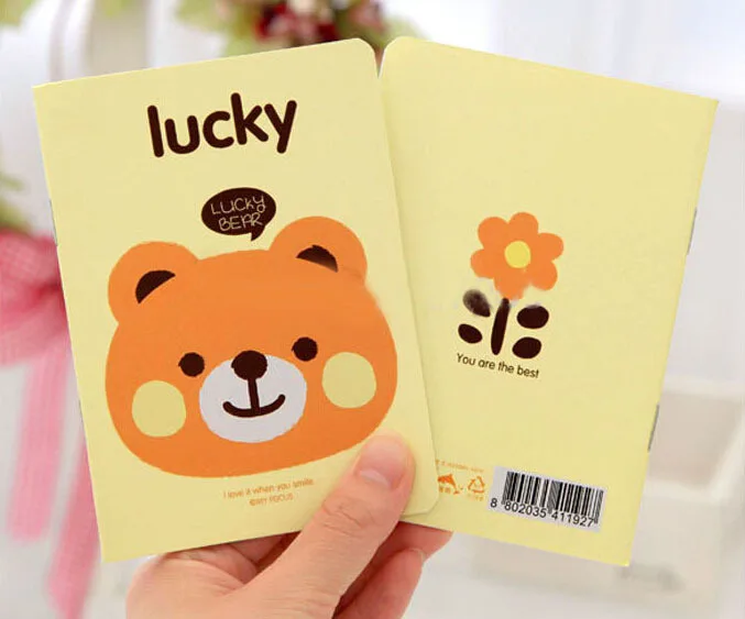 Школьный материал Magista Escolar,, кавайные канцелярские принадлежности, Мультяшные животные, Обложка на голову, записная книжка, карманная тетрадь K6541