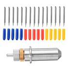 15 шт. 304560 градусов резак лезвие + алюминиевый сплав режущий держатель плоттера для Roland виниловый резак для станков практичный