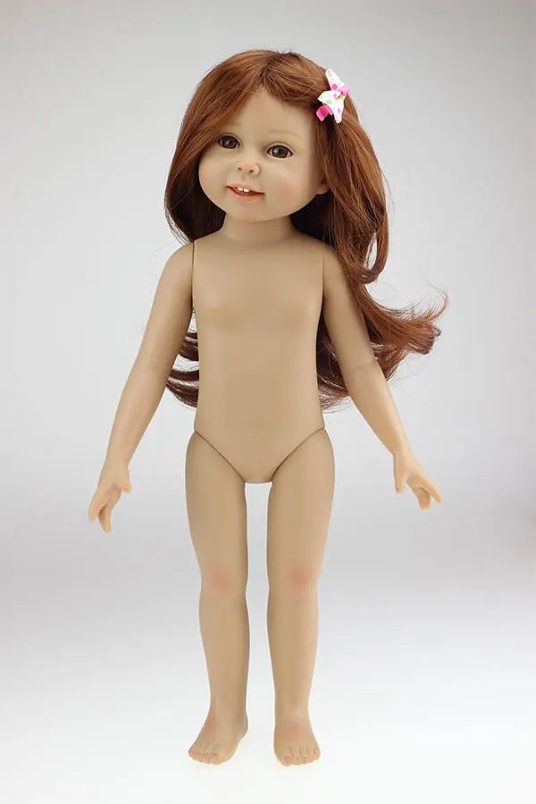 18 дюймов полный пластик Мода Милая принцесса длинные волосы кукла с одеждой BJD