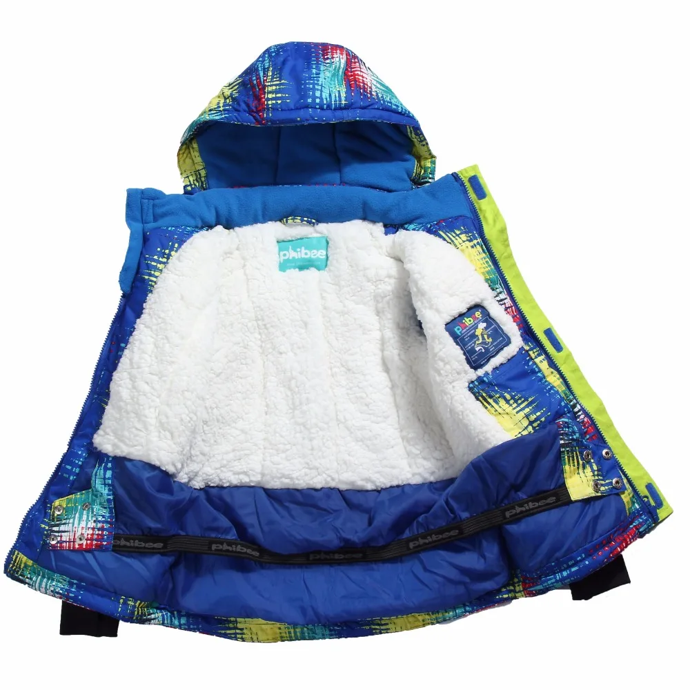 Лыжный костюм для мальчиков детская Лыжная куртка и зимние штаны