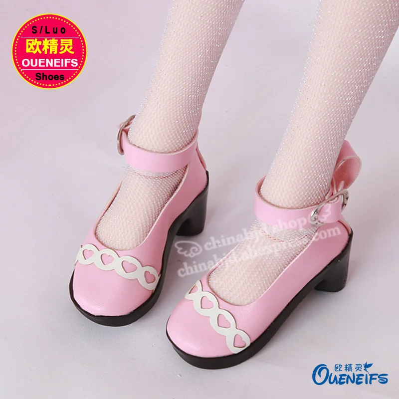 Обувь для куклы BJD на высоком каблуке розовая игрушечная мини-кукла обувь для 1/3 IP SD supia BJD куклы WX3-11 длина 7 см кукла 3 цвета аксессуары