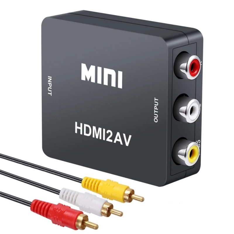 

1.5 Meter HDMI To AV/RCA Composite CVBS Adapter Kit Audio Video Converter Box Cable