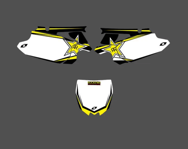 Мотоцикл стиль Графика фон Наклейка Набор наклеек для Yamaha YZ450F YZF450 YZ 450F YZF 450 2010 2011 2012 2013